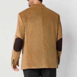 Stafford Corduroy Mens Big and Tall Stretch Fabric Regular Fit Corduroy Sport Coat