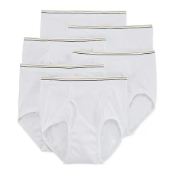Stafford Cotton Full Cut Mens Big 6 Pack Briefs 302852
