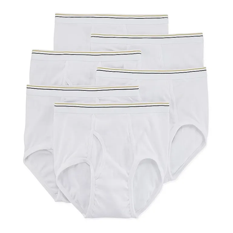 Stafford Cotton Full Cut Mens Big 6 Pack Briefs 302852