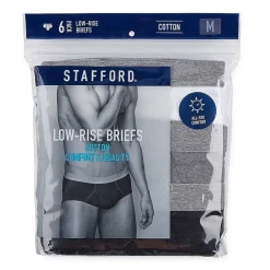 Stafford Cotton Low Rise Mens 6 Pack Briefs 325616