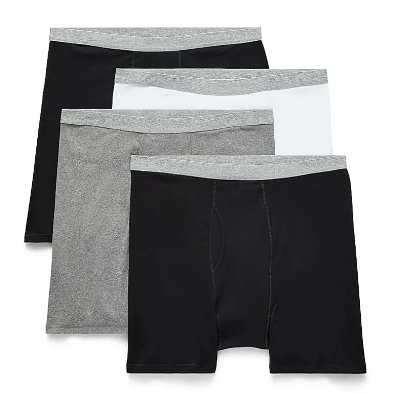 Stafford Cotton Mens Big 4 Pack Boxer Briefs 302866