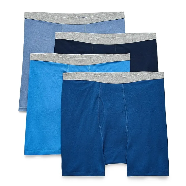 Stafford Cotton Mens Big 4 Pack Boxer Briefs 302866