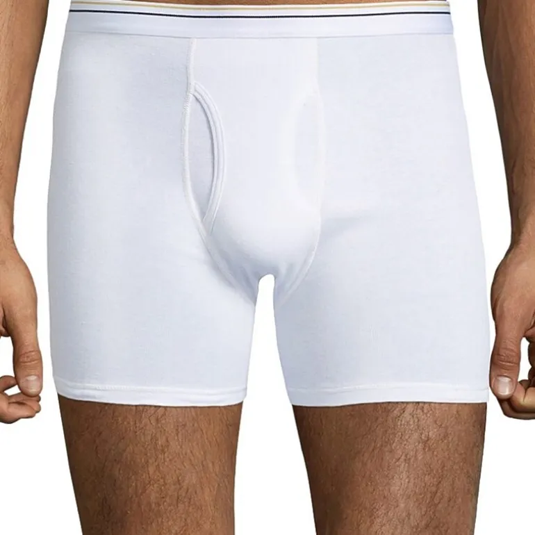 Stafford Cotton Mens Big 4 Pack Boxer Briefs 302866
