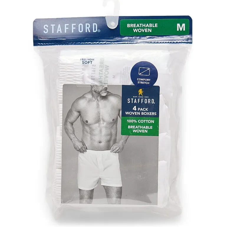 Stafford Cotton Woven Mens Boxers 302600