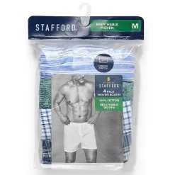 Stafford Cotton Woven Mens Boxers 302600