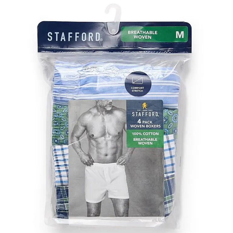 Stafford Cotton Woven Mens Boxers 302600