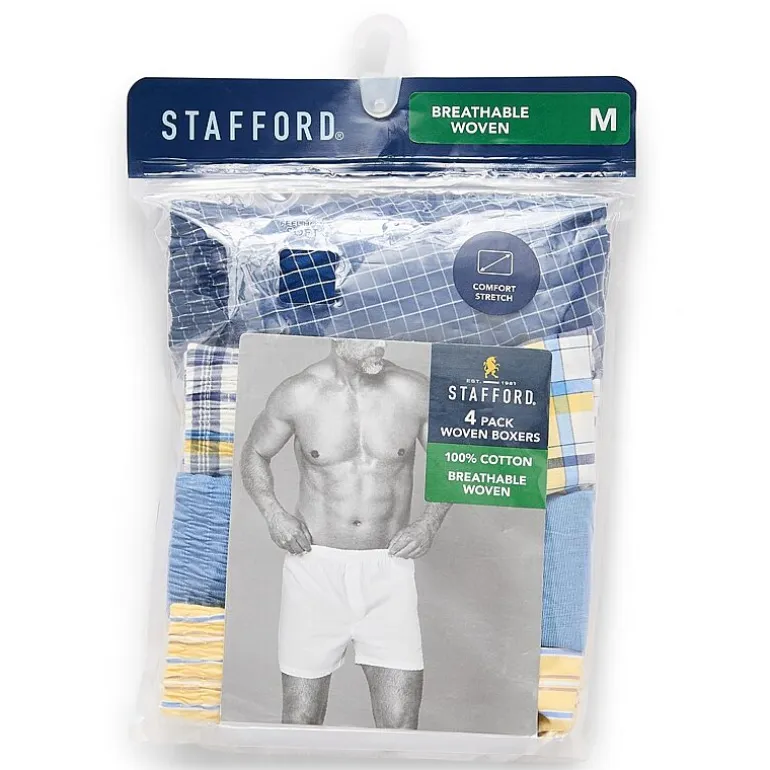 Stafford Cotton Woven Mens Boxers 302600