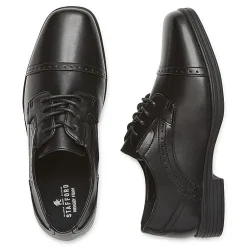 Stafford Dane Jr Little & Big Kid Boys Cap Oxford Shoes