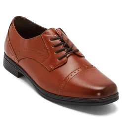 Stafford Dane Jr Little & Big Kid Boys Cap Oxford Shoes
