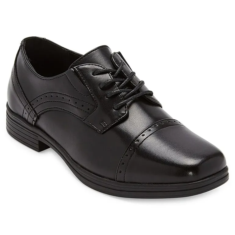 Stafford Dane Jr Little & Big Kid Boys Cap Oxford Shoes