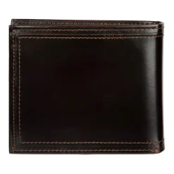 Stafford Distressed Mens Personalized Rfid Blocking Bifold Wallet