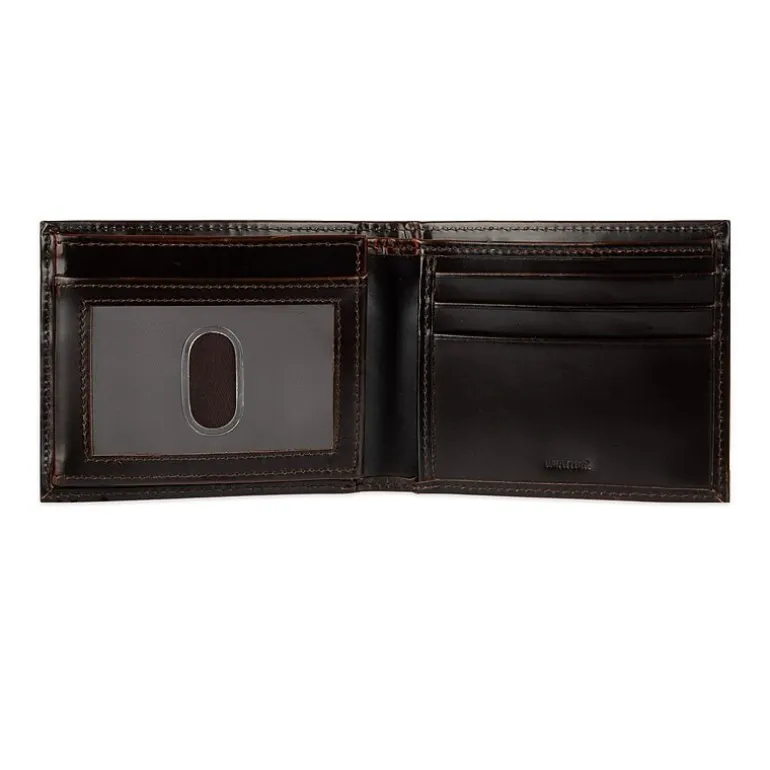 Stafford Distressed Mens Personalized Rfid Blocking Bifold Wallet