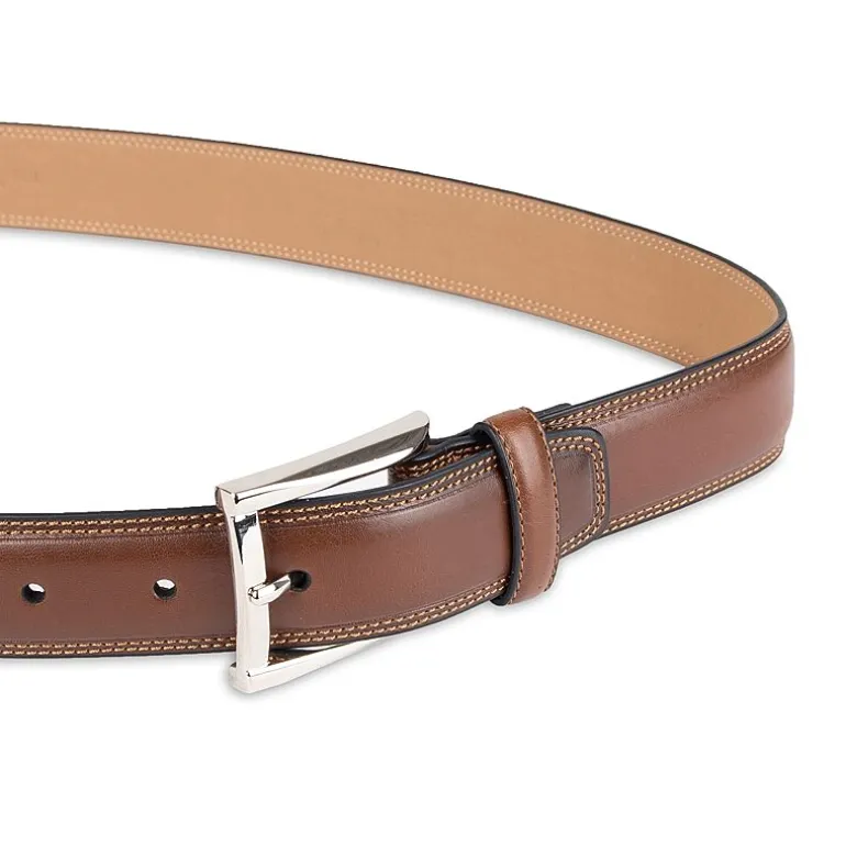 Stafford Double Stitch Mens Belt