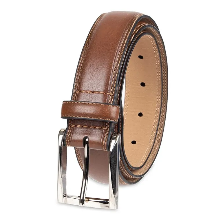Stafford Double Stitch Mens Belt