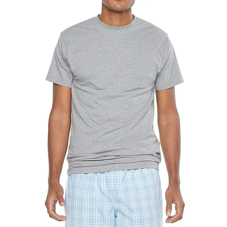 Stafford Dry + Cool Breathable Mesh Mens 4 Pack Short Sleeve Crew Neck Moisture Wicking T-Shirt Tall