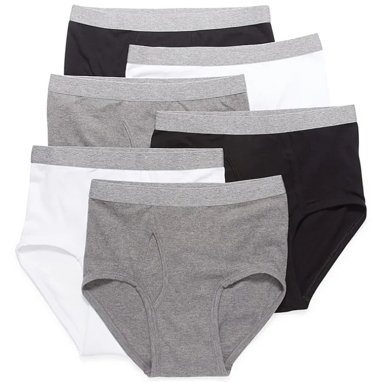 Stafford Dry + Cool Full-Cut Mens 6 Pack Briefs 302872