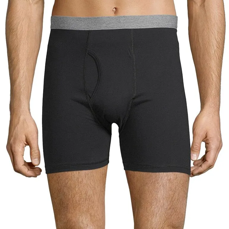 Stafford Dry + Cool Mens Big and Tall 4 Pack Boxer Briefs 302869