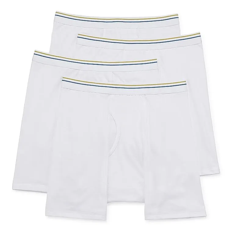 Stafford Dry + Cool Mens Big 4 Pack Boxer Briefs 302869