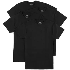 Stafford Dry + Cool Mens 4 Pack Short Sleeve Crew Neck MOISTURE_WICKING T-Shirt