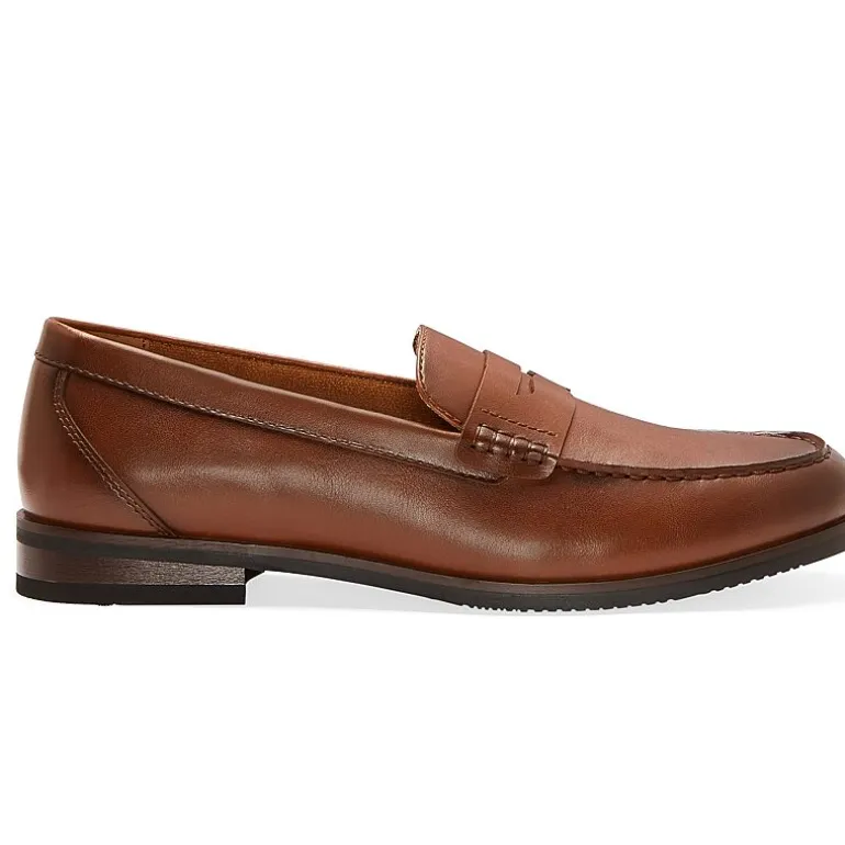 Stafford Flint Mens Moc Closed Toe Loafers