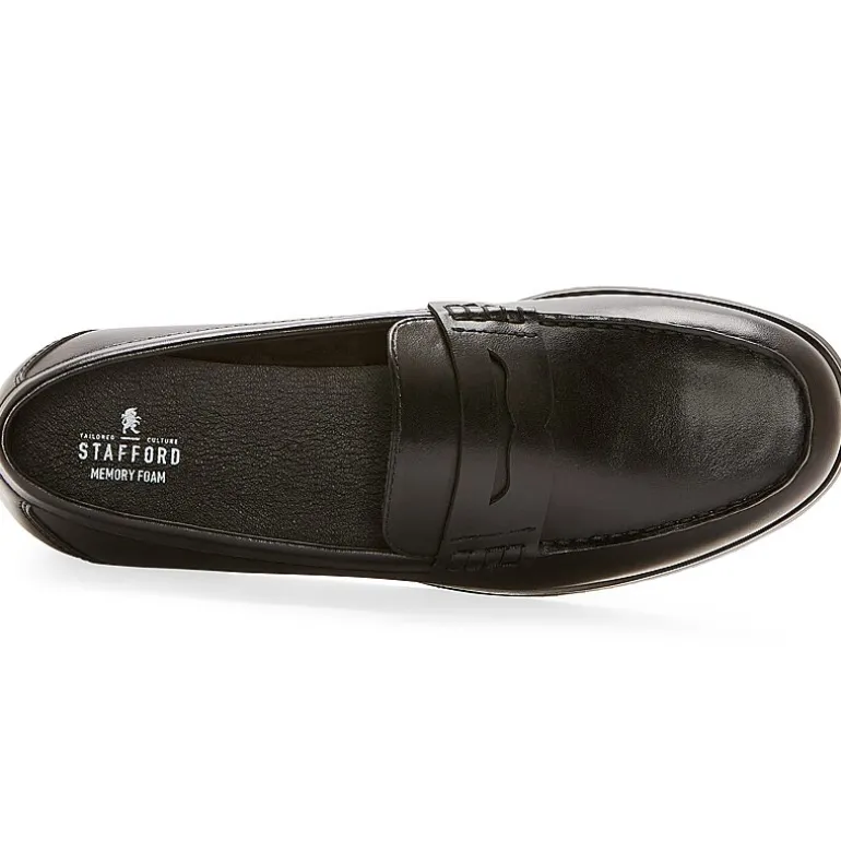 Stafford Flint Mens Moc Closed Toe Loafers