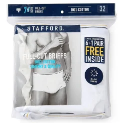 Stafford Full-Cut Bonus Mens 7 Pack Briefs 302865