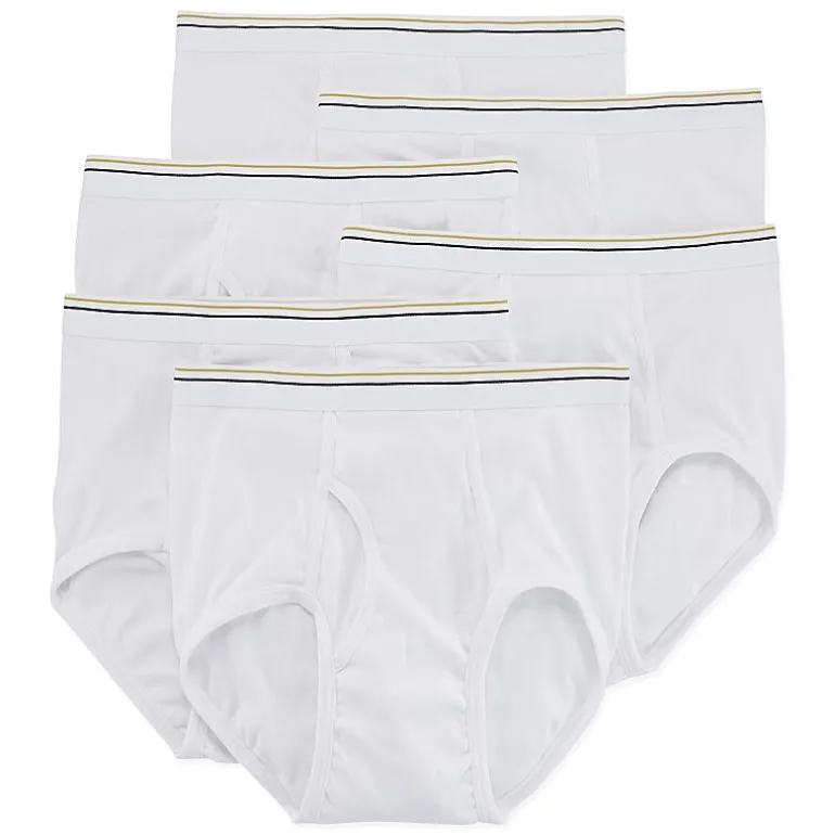 Stafford Full-Cut Mens Big and Tall 6 Pack Briefs 302852