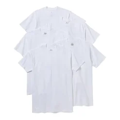 Stafford Heavyweight Cotton Bonus Pack Mens 5 Pack Short Sleeve Crew Neck T-Shirt