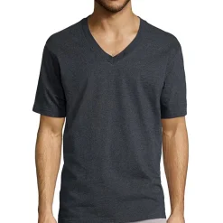 Stafford Heavyweight Cotton Mens 3 Pack Short Sleeve V Neck T-Shirt