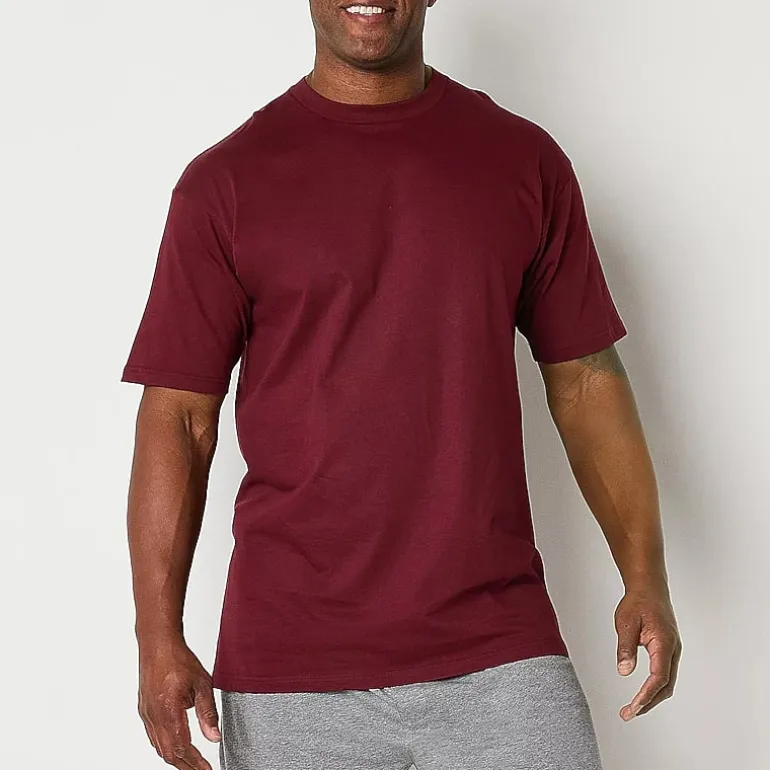 Stafford Heavyweight Cotton Mens 3 Pack Short Sleeve Crew Neck T-Shirt