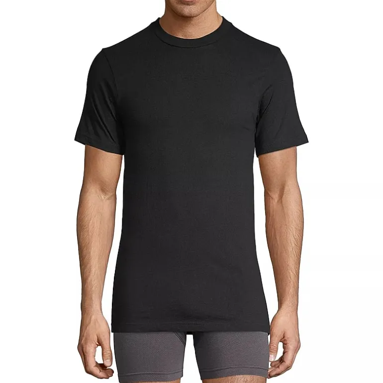 Stafford Heavyweight Cotton Mens 3 Pack Short Sleeve Crew Neck T-Shirt