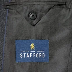 Stafford Hopsack Mens Classic Fit Sport Coat