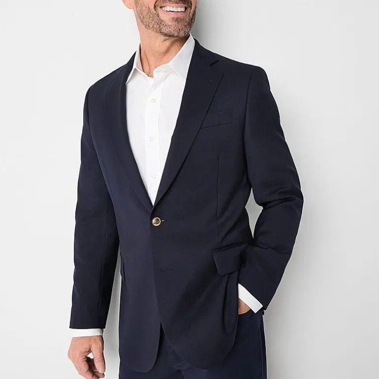 Stafford Hopsack Mens Classic Fit Sport Coat