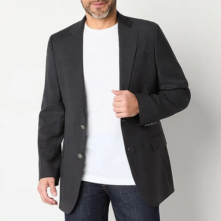 Stafford Hopsack Mens Classic Fit Sport Coat