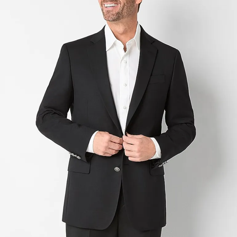Stafford Hopsack Mens Classic Fit Sport Coat