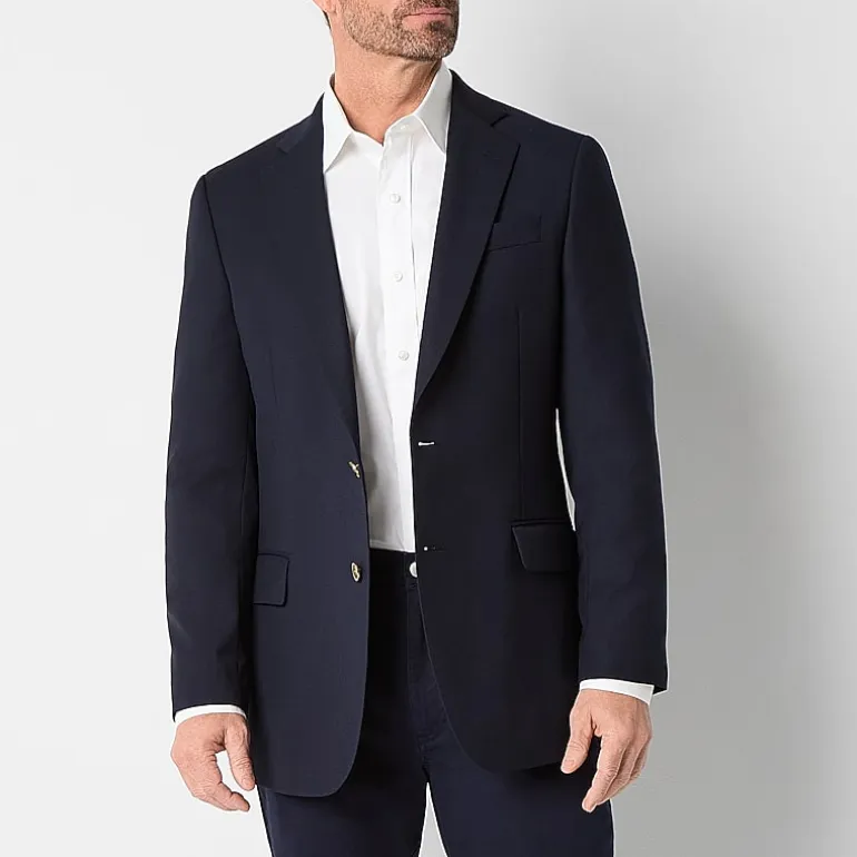 Stafford Hopsack Mens Classic Fit Sport Coat