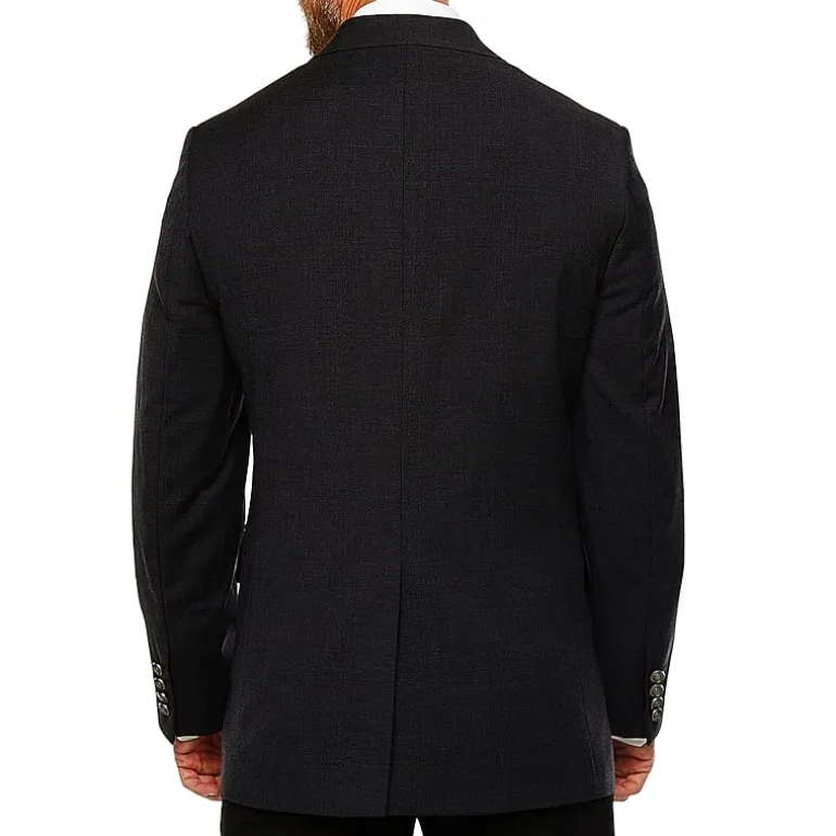Stafford Hopsack Mens Stretch Fabric Classic Fit Big and Tall Blazer
