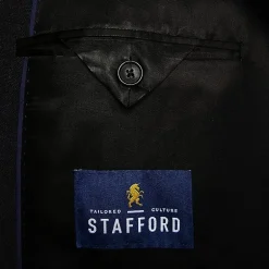 Stafford Hopsack Mens Stretch Fabric Classic Fit Big and Tall Blazer