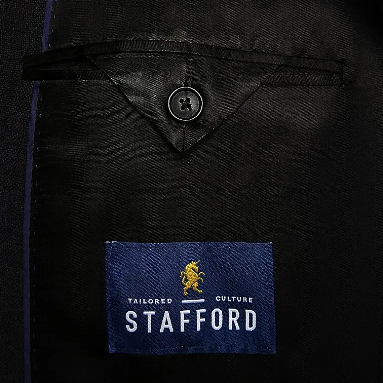 Stafford Hopsack Mens Stretch Fabric Classic Fit Big and Tall Blazer