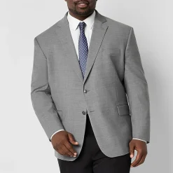 Stafford Hopsack Mens Stretch Fabric Classic Fit Big and Tall Blazer