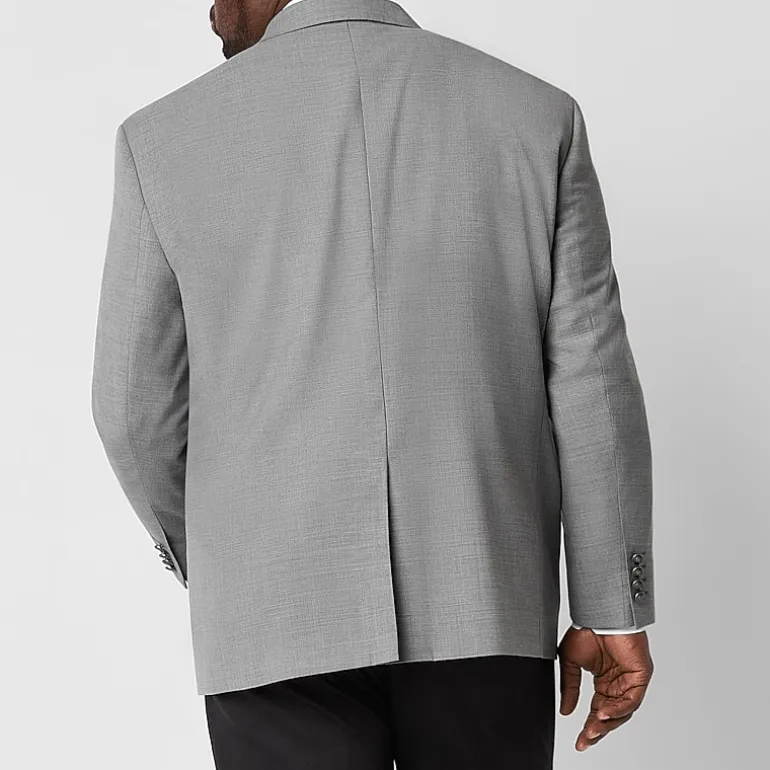 Stafford Hopsack Mens Stretch Fabric Classic Fit Big and Tall Blazer