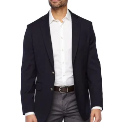 Stafford Hopsack Mens Stretch Fabric Classic Fit Big and Tall Blazer