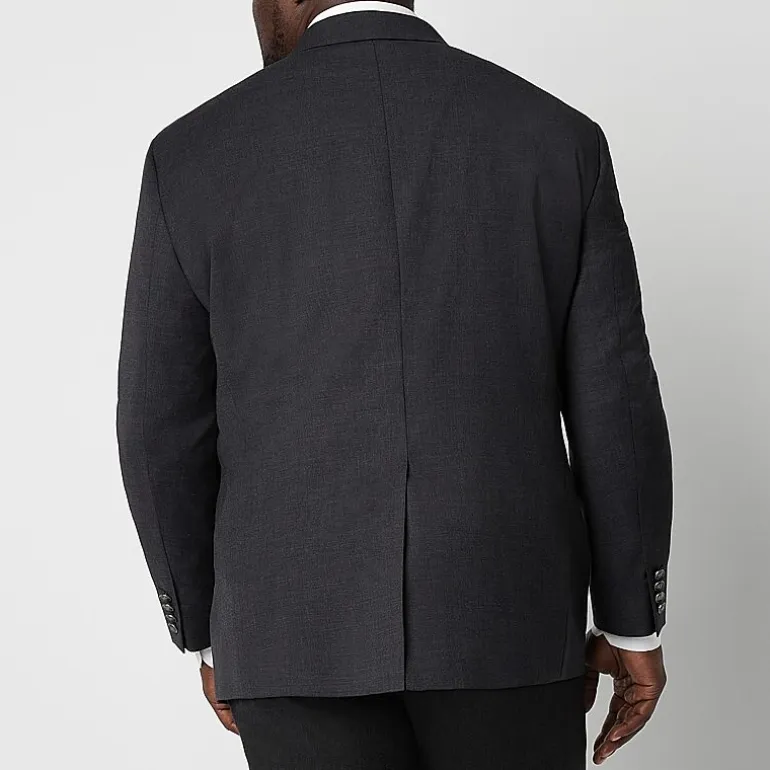 Stafford Hopsack Mens Stretch Fabric Classic Fit Big and Tall Blazer