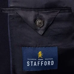 Stafford Hopsack Mens Stretch Fabric Classic Fit Big and Tall Blazer