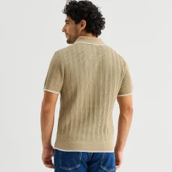 Stafford Johnny CollarN Mens Short Sleeve Polo Sweater