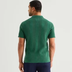 Stafford Johnny CollarN Mens Short Sleeve Polo Sweater