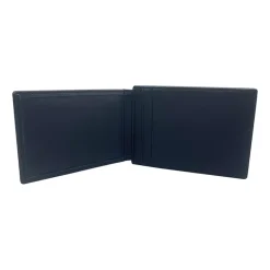 Stafford Leather Magnetic Card Case Mens Slim Fold Wallet