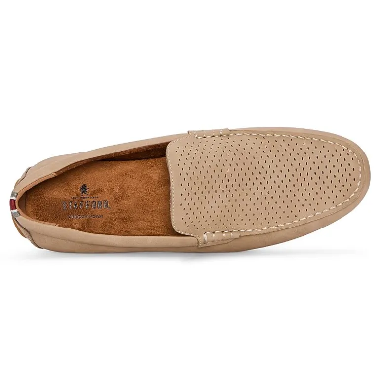 Stafford Leo Mens Moc Closed Toe Loafers