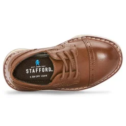 Stafford Lil Cooper Toddler Boys Cap Closed Toe Oxford Shoes