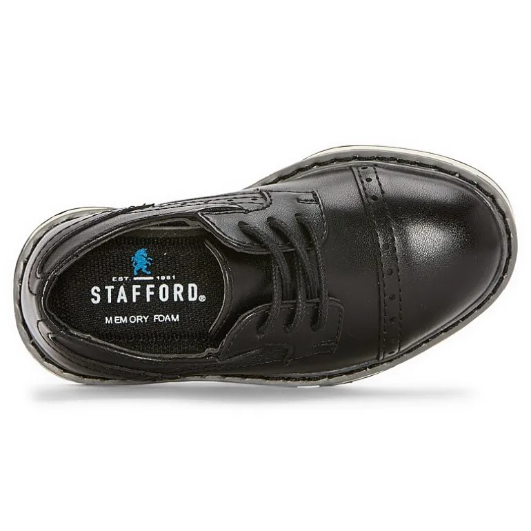 Stafford Lil Cooper Toddler Boys Cap Closed Toe Oxford Shoes